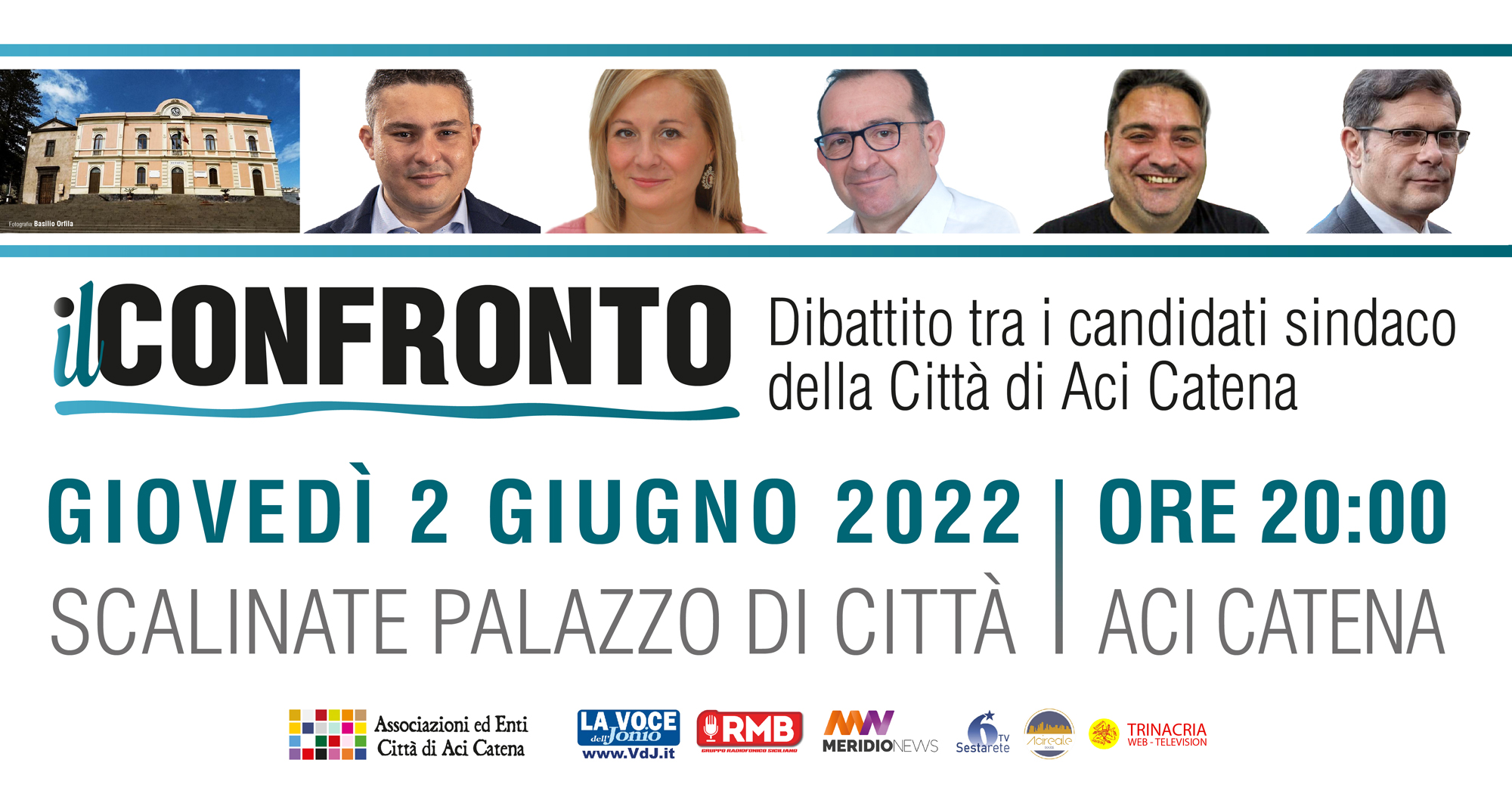 Dibattito candidati sindaco Aci Catena